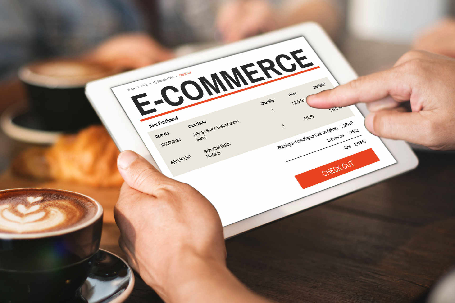 eCommerce web design selling online